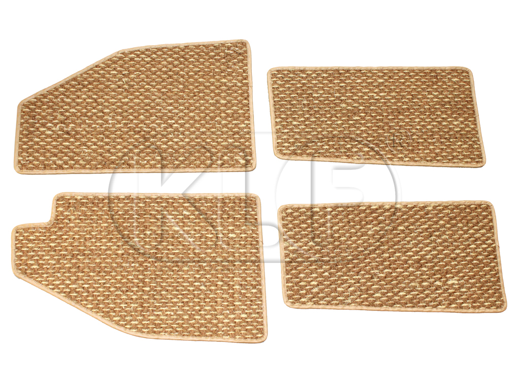 Coco Mats, set of 4, year thru 7/57 beige