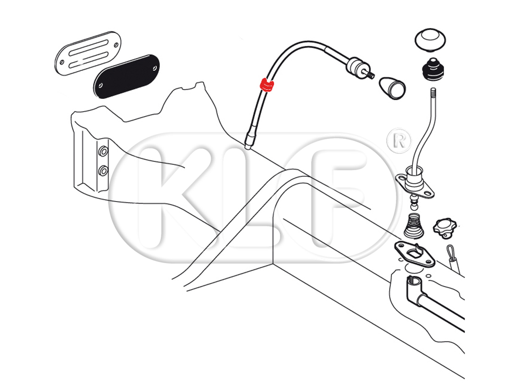 Grommet for Choke Cable