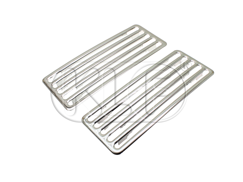 Rear Grill for Deck Lid chrome, 2 pcs