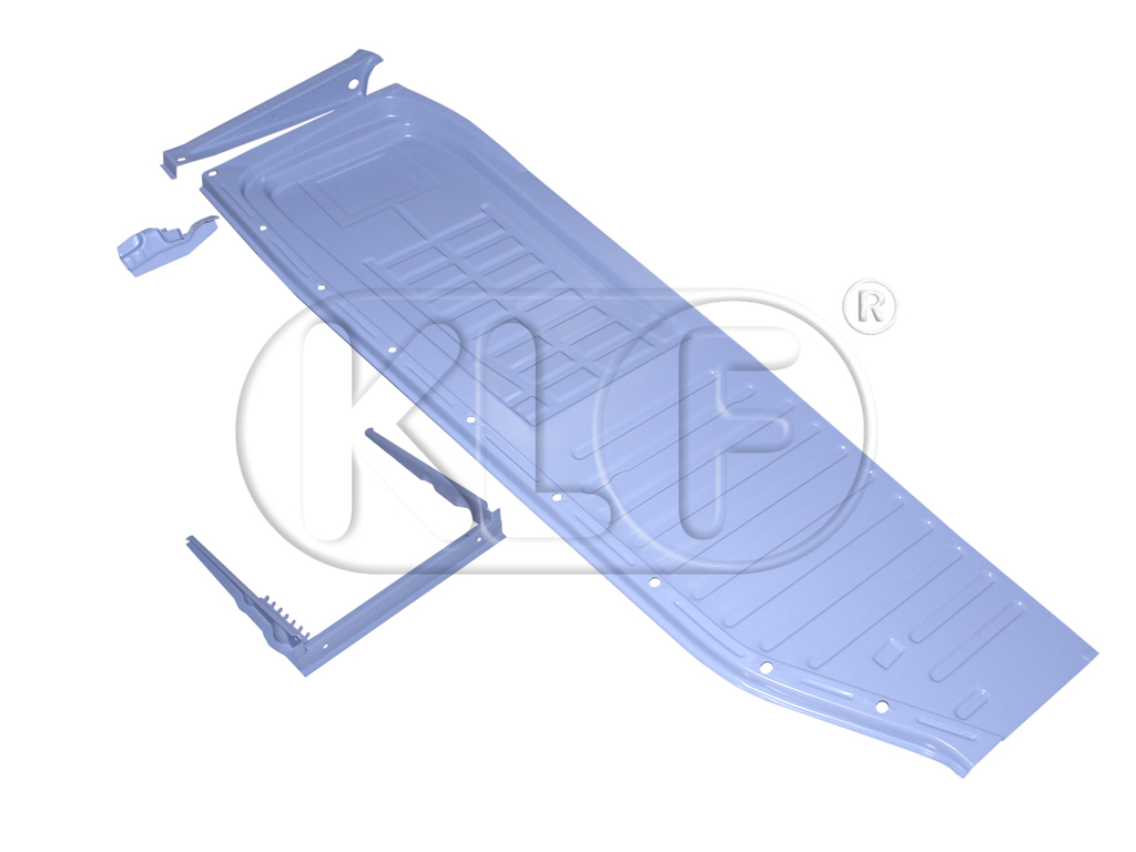 Floorpan Half right, with seat runners, top-quality, year 8/55-7/70