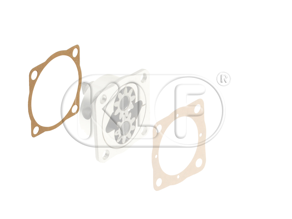 Gasket Oilpump, Oil Pump to Engine case, year 08/67 on