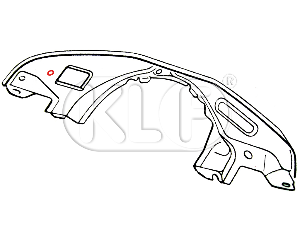 Grommet for 6mm Fuel Line  to firewall engine tin, year 10/52 on