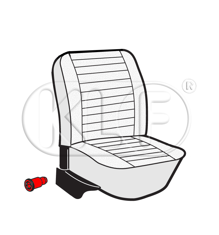 Schraube für Sitzlehne, Bj. 08/72 - 07/75