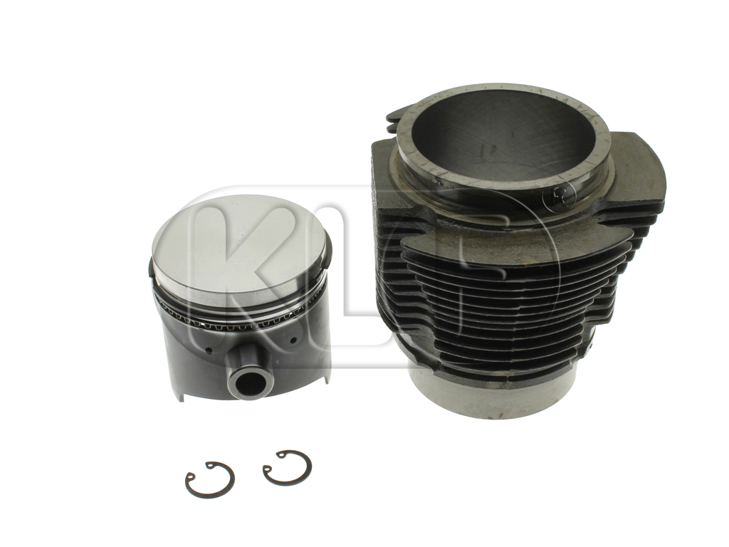 Piston & Cylinder Set, 1200ccm, with 87mm base, 25 kW (34 PS)