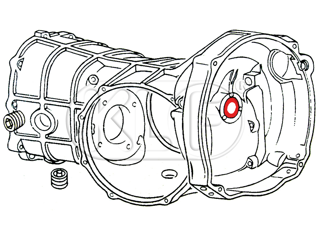 Oil Seal Main Drive Shaft, year 08/60 on