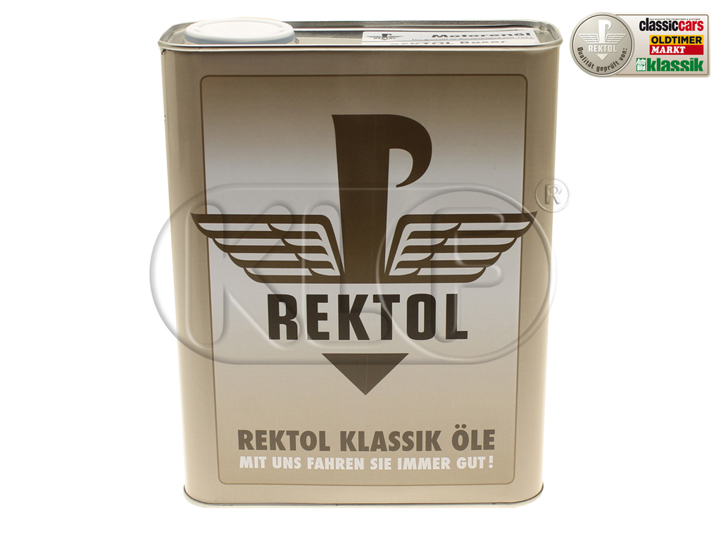 Motoröl Rektol Boxer, SAE 20W-50 HD, 2 Liter Blechdose