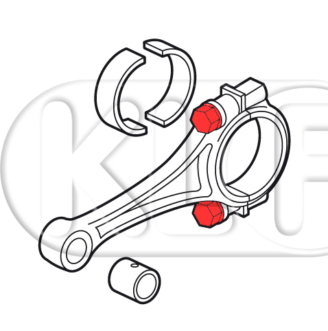 Rod Bolt, 29-37 kW (40-50 PS) year 1/66 on