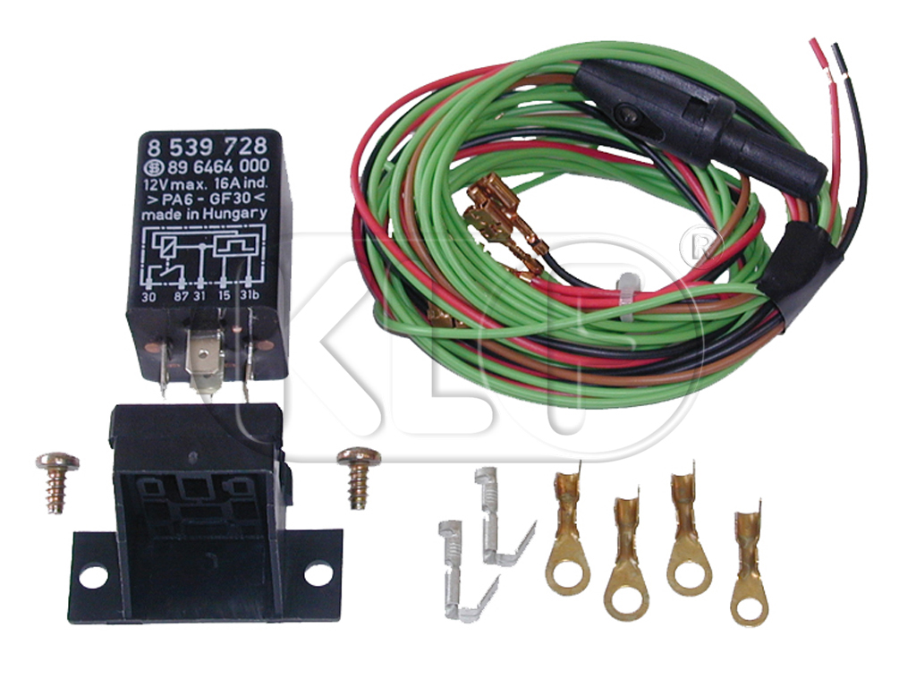 Safety-cut-out relay for electric fuel pump