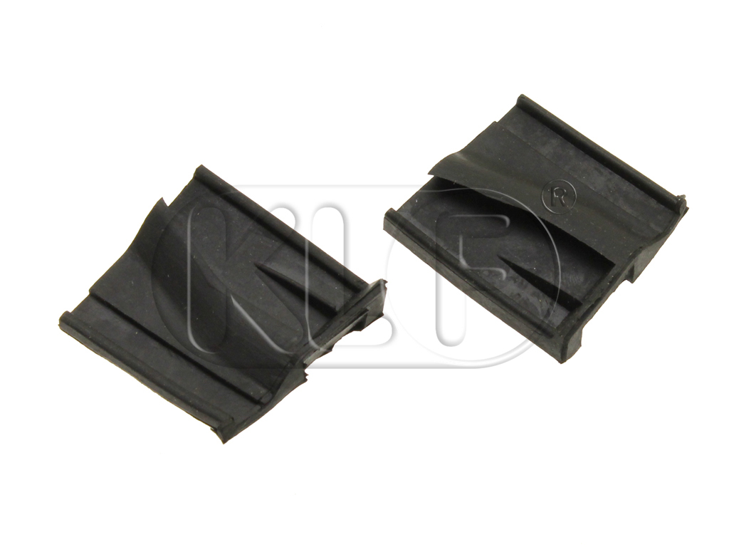 Rubber Wedges for Rear of Door, pair, year thru 7/64