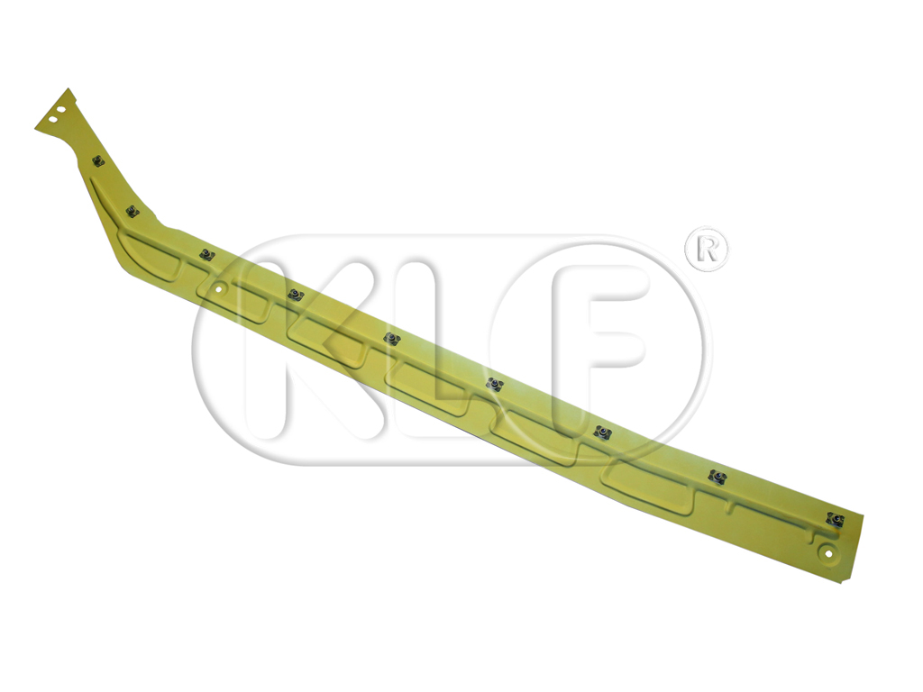 Heater Channel Bottom Plate, left, Top Quality, year 08/67 on, (not 1302/1303)