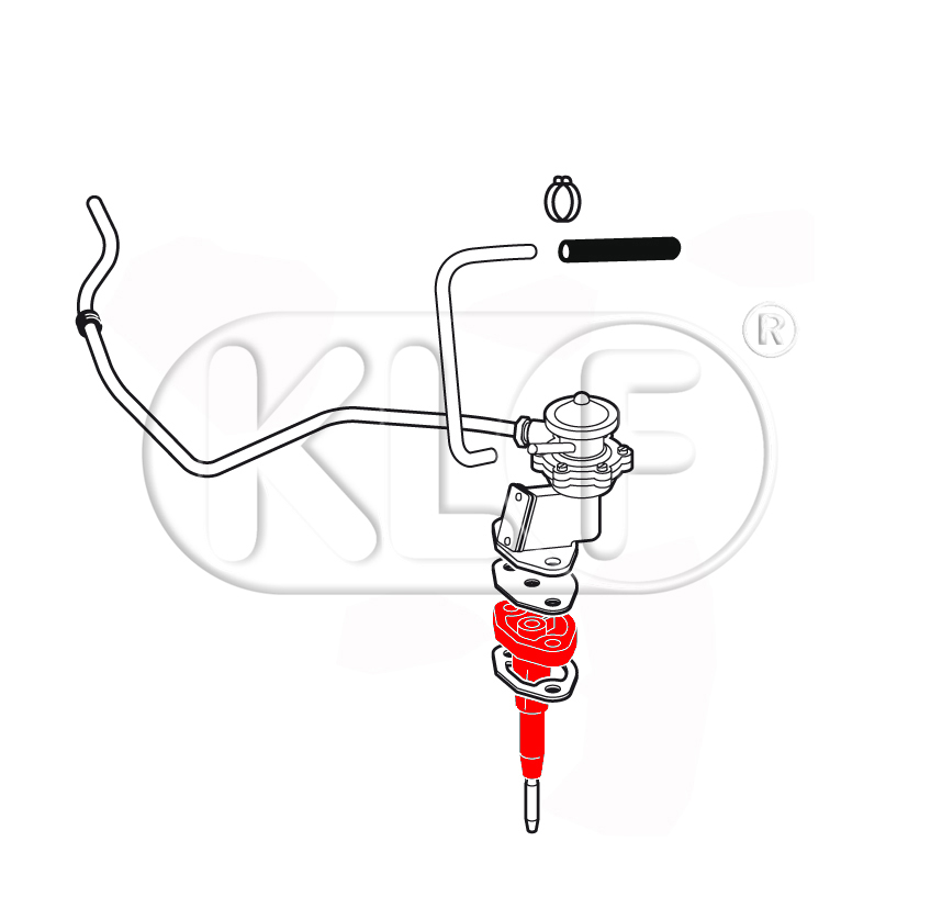 Flange Fuel Pump, 25-37 kW (34-50 PS)