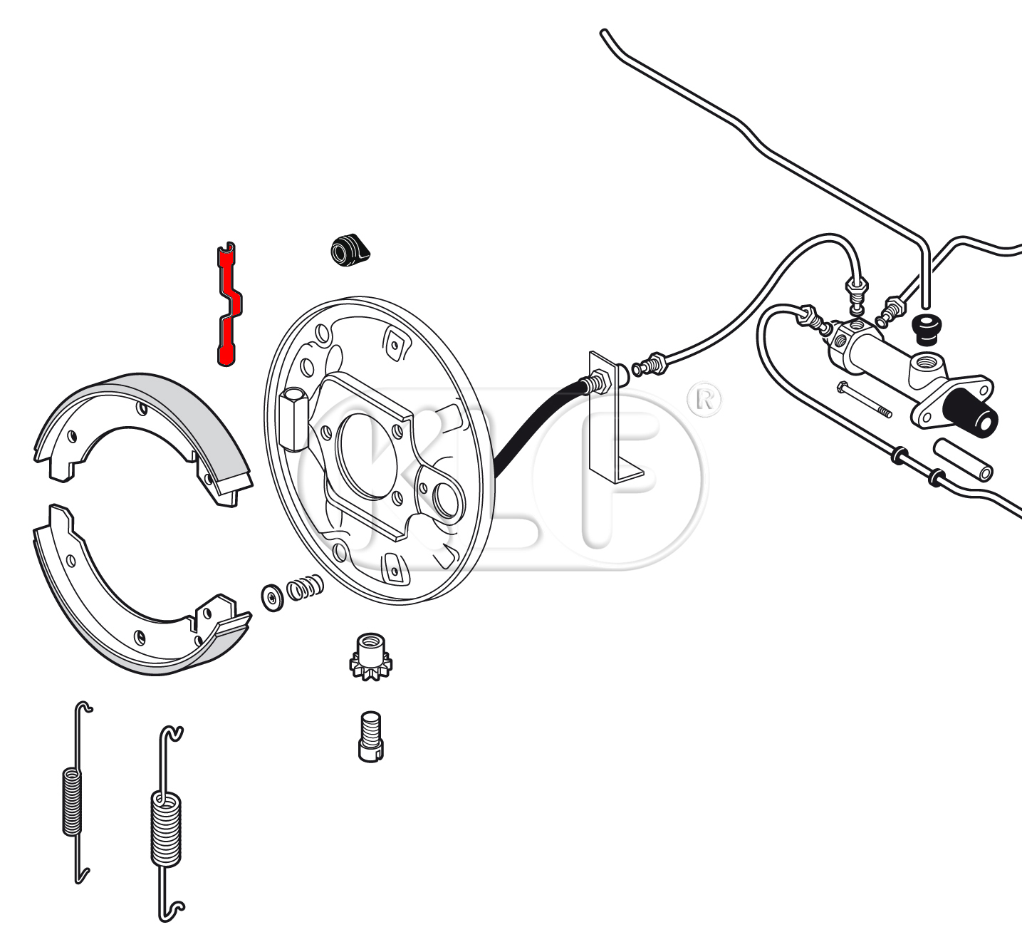 Spring Clip for Star Adjuster (not 1302/1303 front)