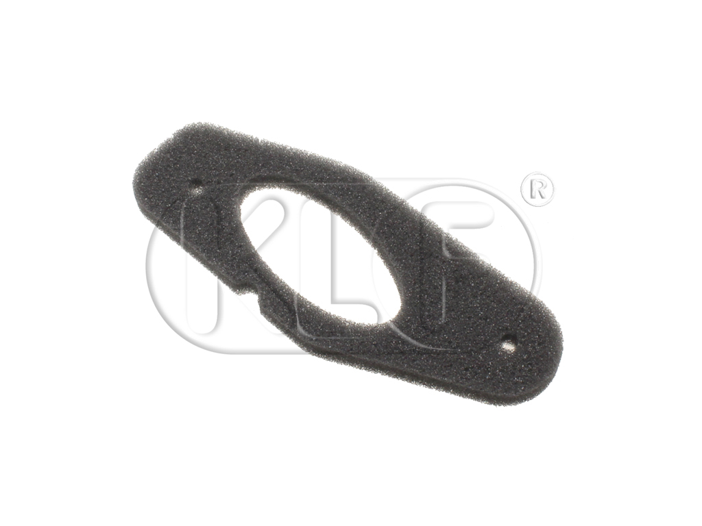 Gasket for Heater Tube, fits left and right, year 8/68 on