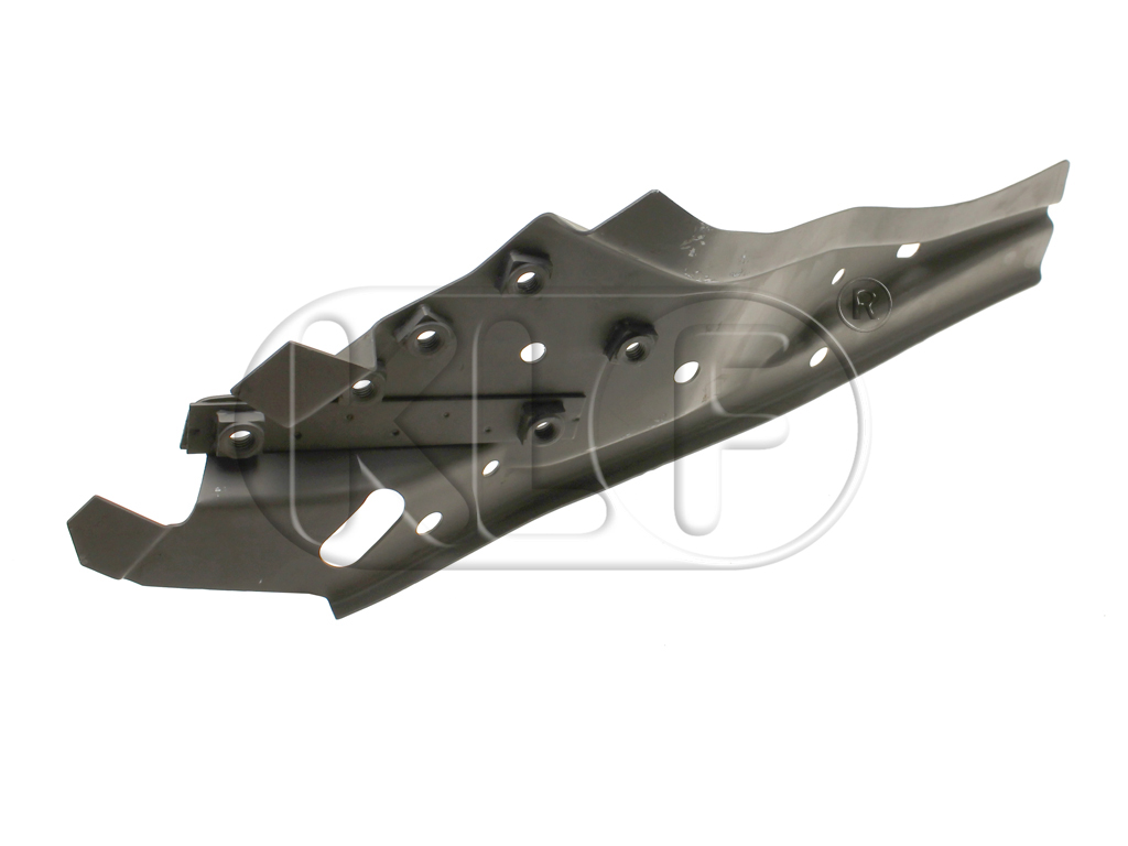 Bumper Bracket Mount, rear left, Top Quality, for US modification, year 08/73 on