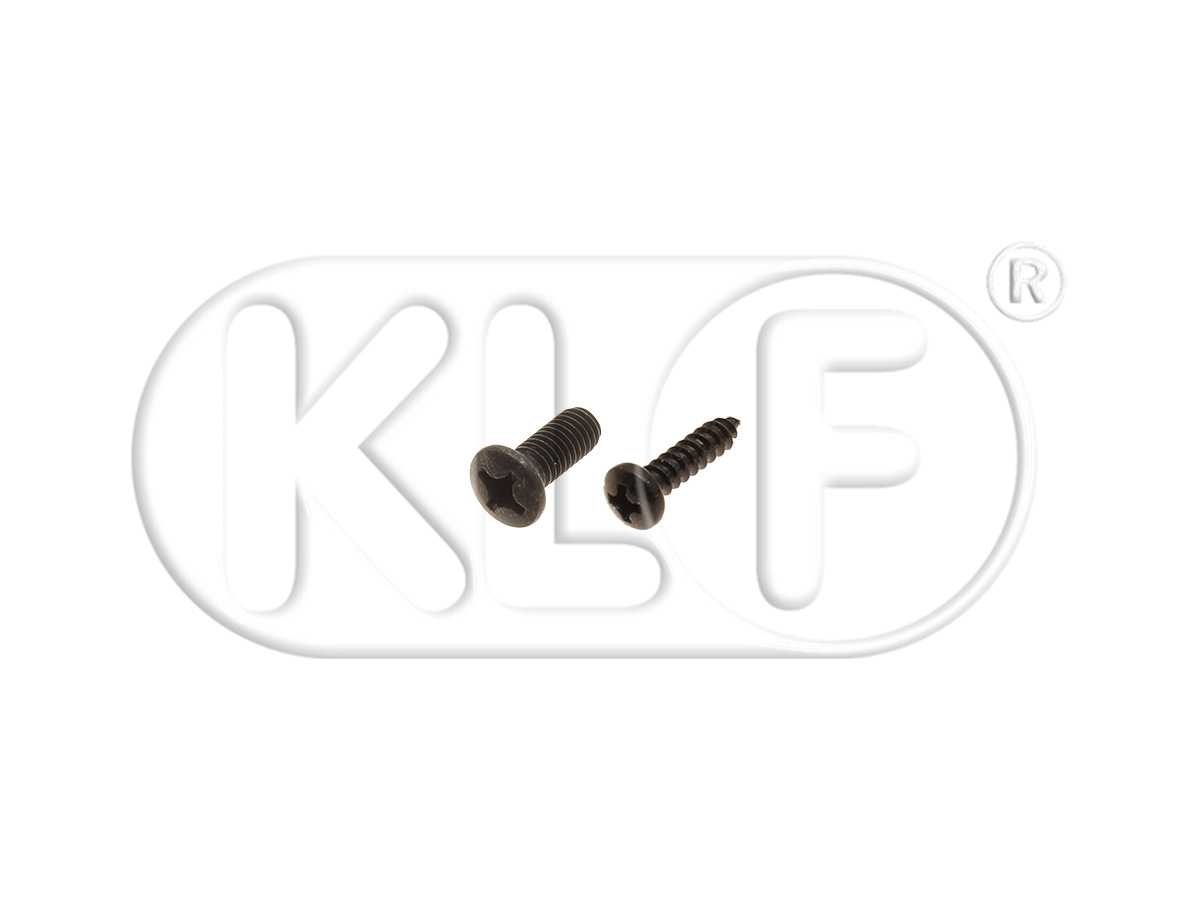 Upper screw for top alignment pin, convertible, year 08/72 on