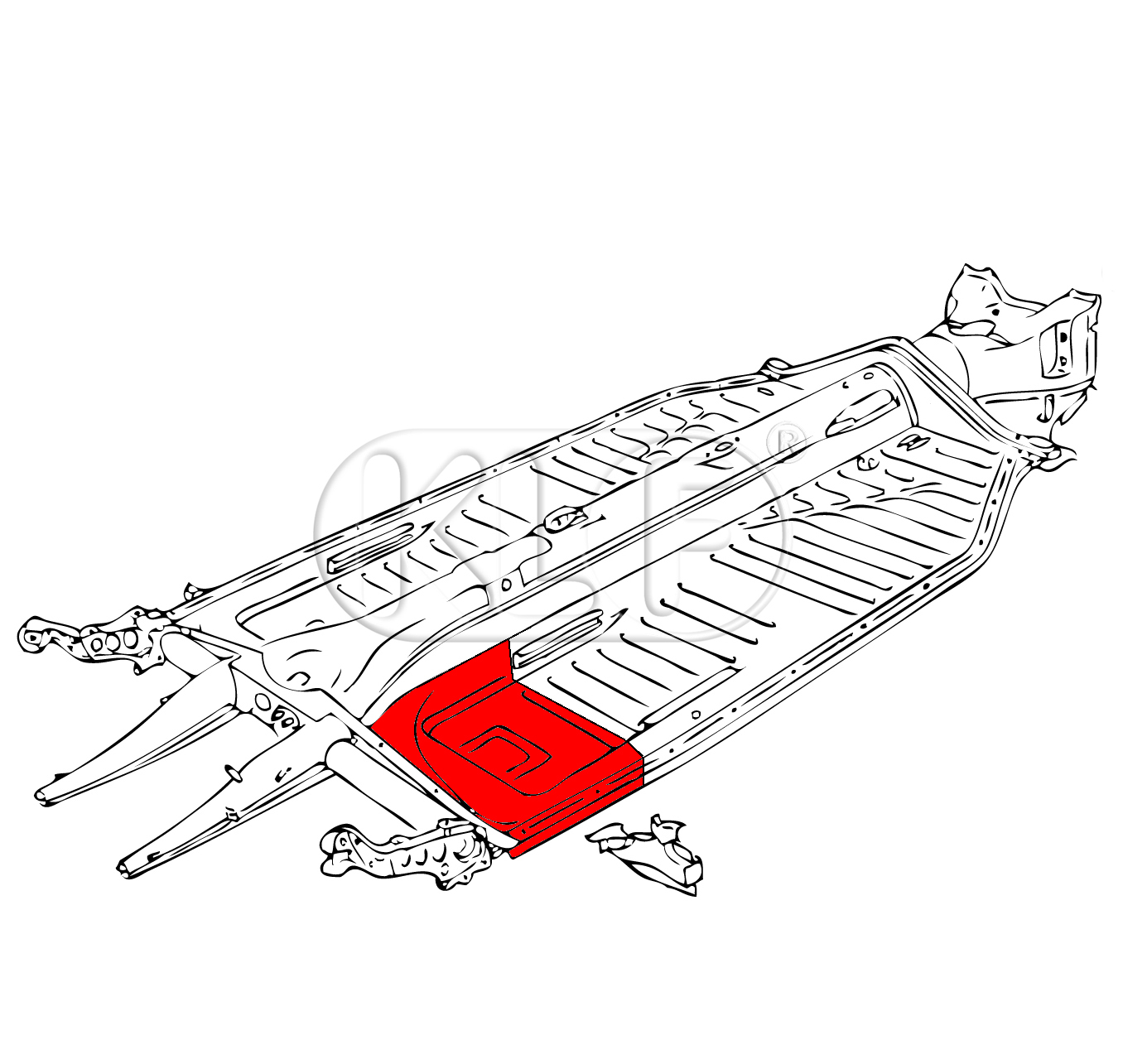 Battery Section only, year 8/72 on