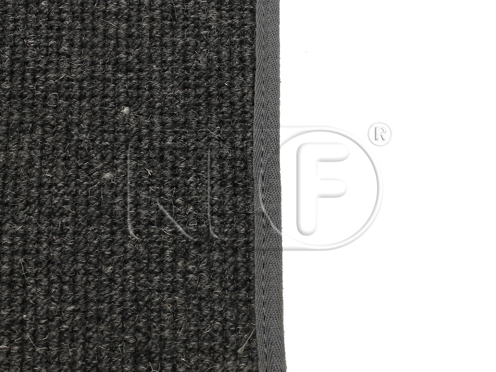 Teppichsatz Cabrio, grau, Haargarn Boucle, Bj. 08/71 - 07/72 