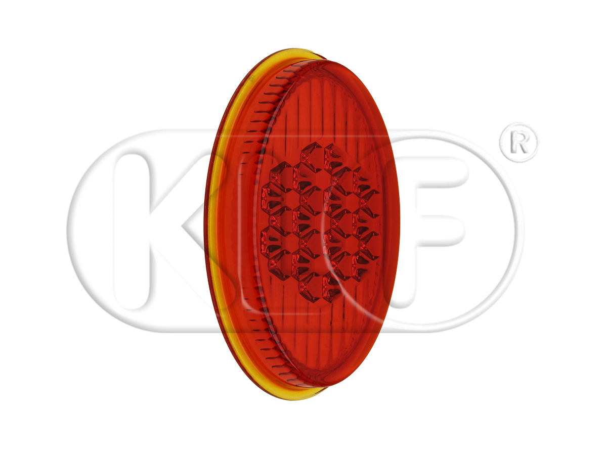 Tail Light Lens, glass, year 10/55 - 04/61