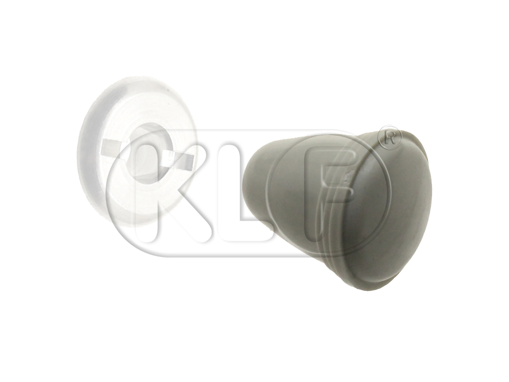 Knob for Wiper without Squirter, grey, 4 mm thread, year 8/60-7/67