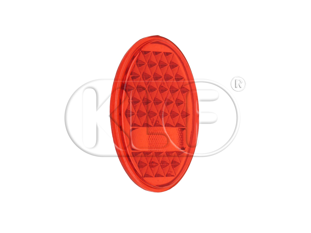 Tail Light Lens, plastic, year 10/52 - 09/55 Tail Light Lens, plastic, year 10/52 - 09/55