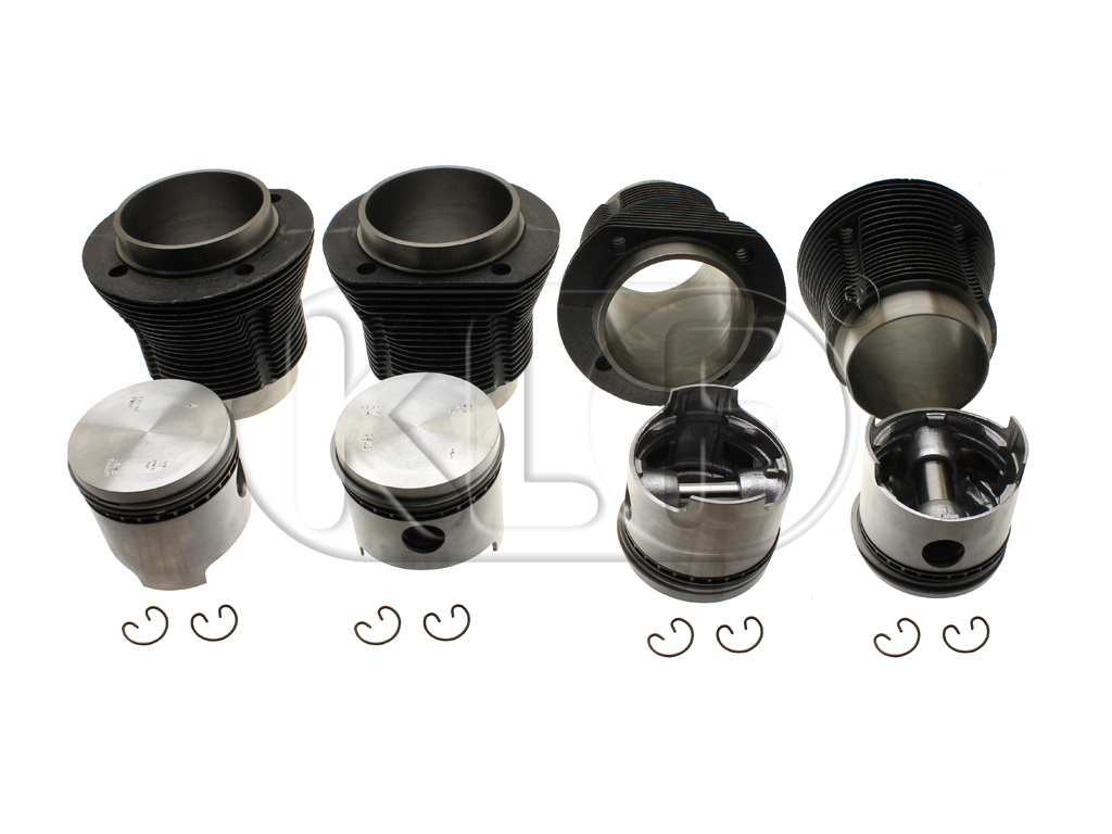 Piston and Cylinder, Mahle forged, 87 x 69mm set of 4