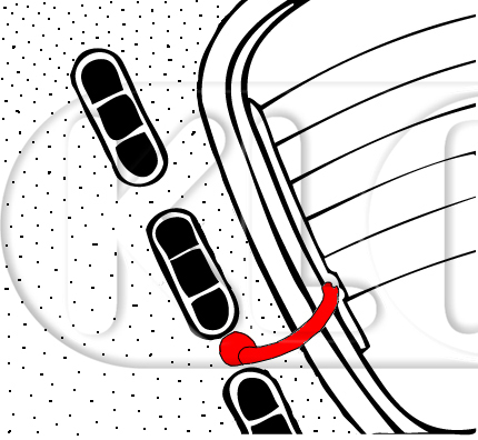 Rear Window Defroster Wire Seal, pair