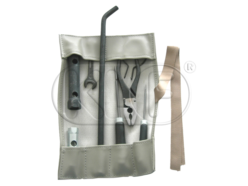 toolkit, grey vinyl storage bag