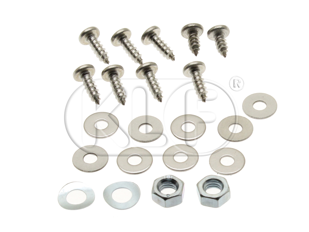 Padded Dash Installation Screw Kit, year 8/67 on, not 1303 Padded Dash Installation Screw Kit, year 8/67 on, not 1303