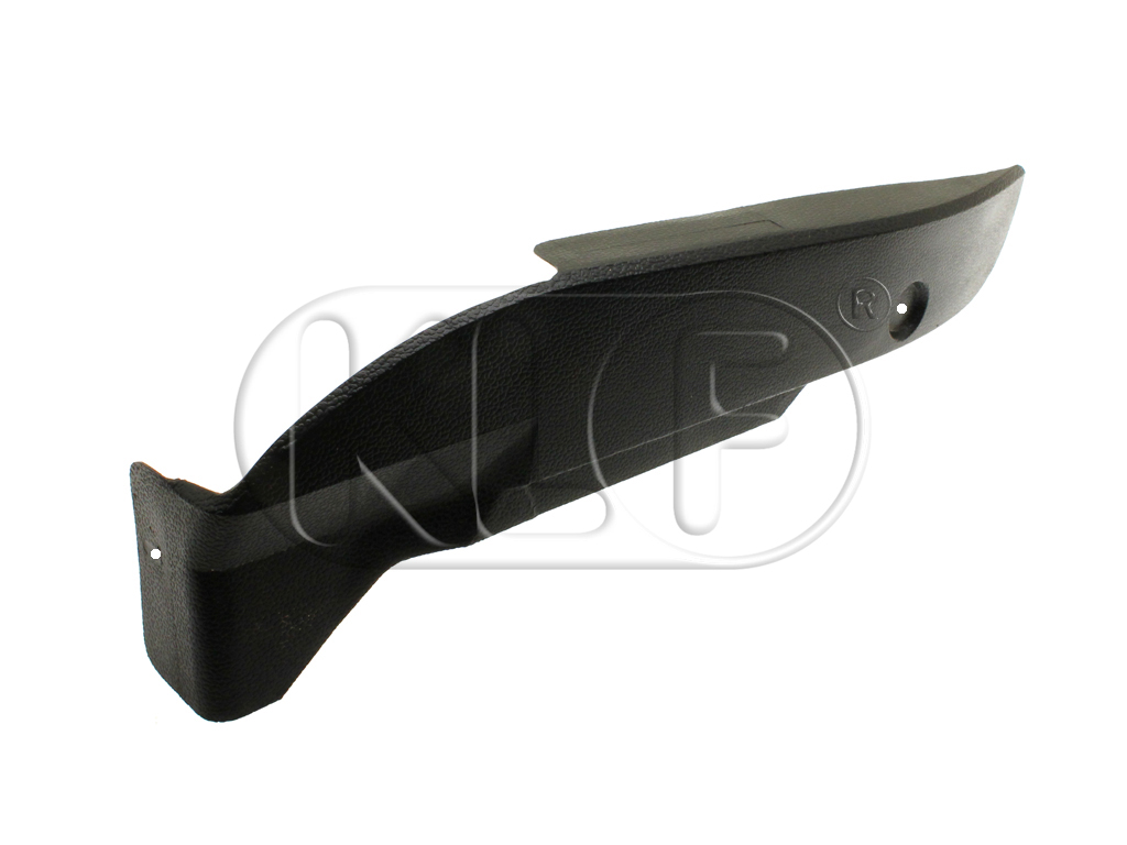 Cover Plate for seat frame left inner, plastic, year 08/72 - 07/75