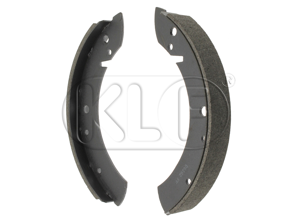 Brake Shoe Set, front or rear, year 54-10/57 (30mm), set of 4