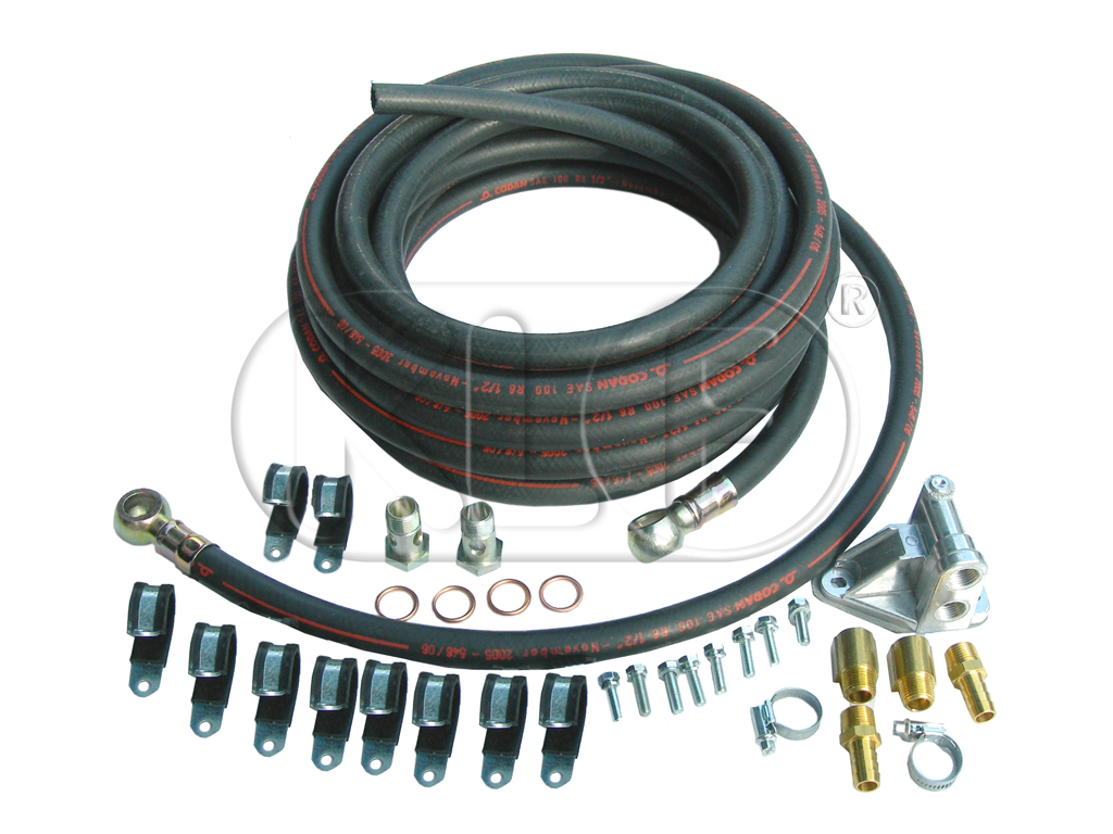 Oil Hose Set with Mounting Kit
