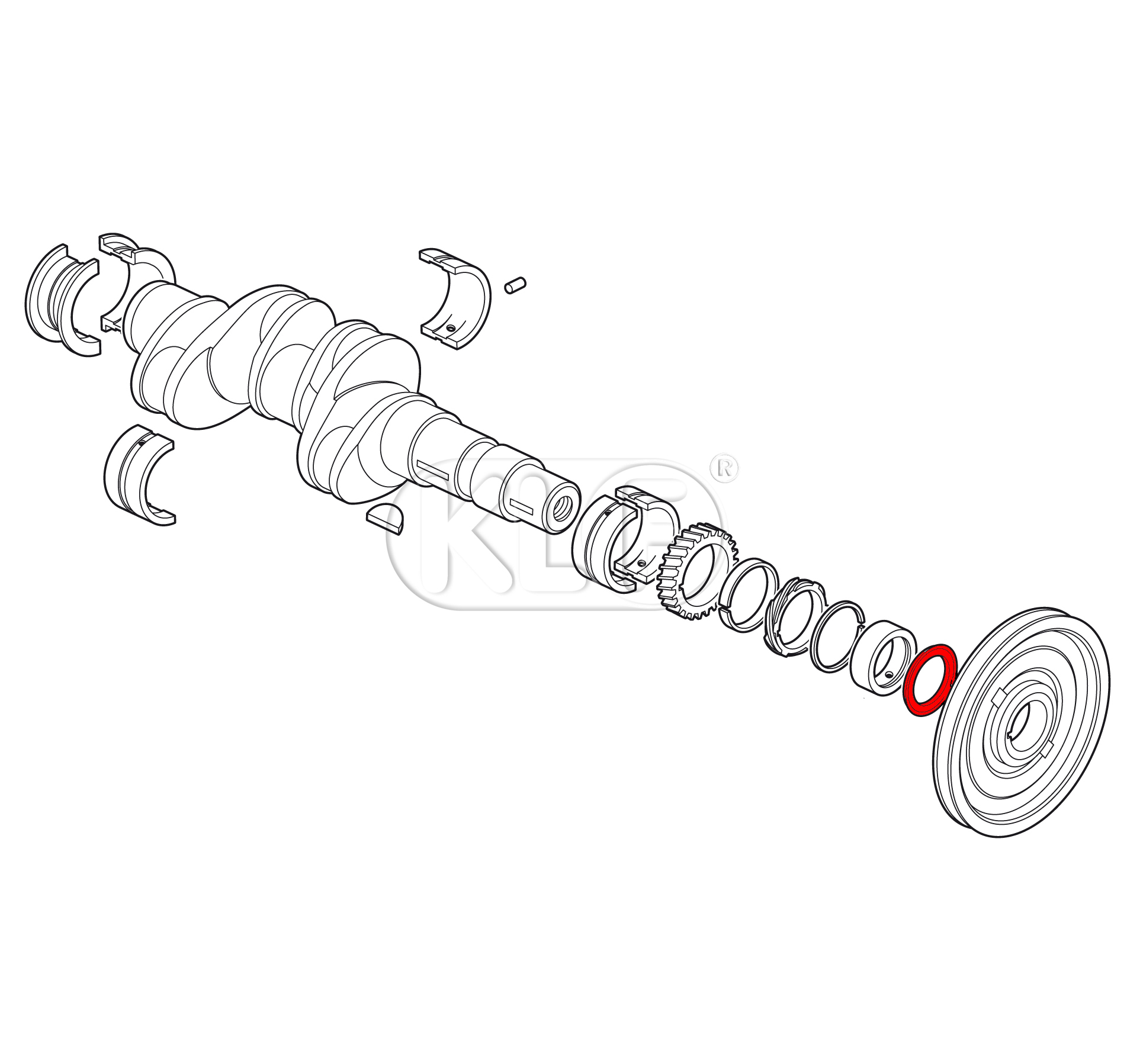 Oil Deflector, 18-37 kW (25-50 PS)