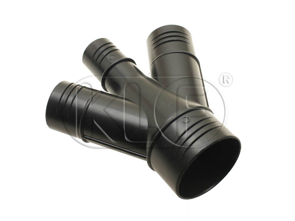 Warmluftverteiler in der A-Säule, 3 Abgänge Warmluftverteiler in der A-Säule, 3 Abgänge