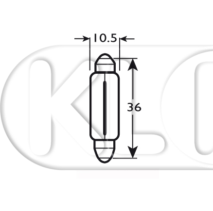 Bulb, 6 volt 5 W