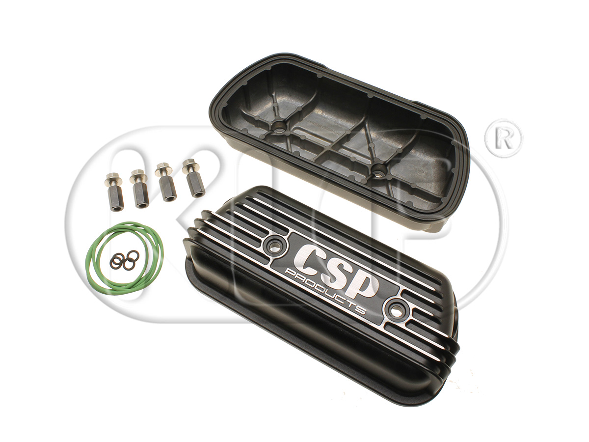 Screw-on aluminum valve covers (pair), top quality, 25-37 kW (34-50 hp)