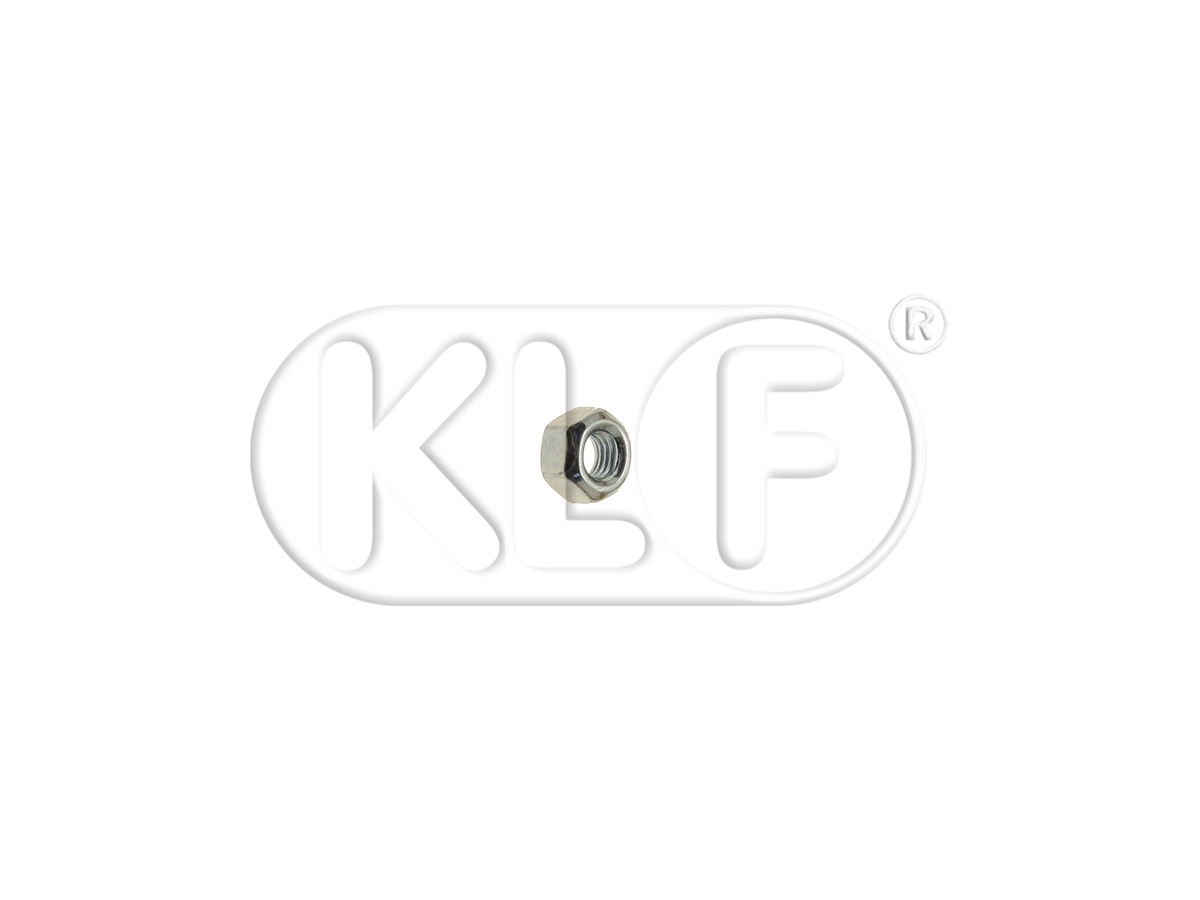 Nut, M6 self-locking all-steel nut