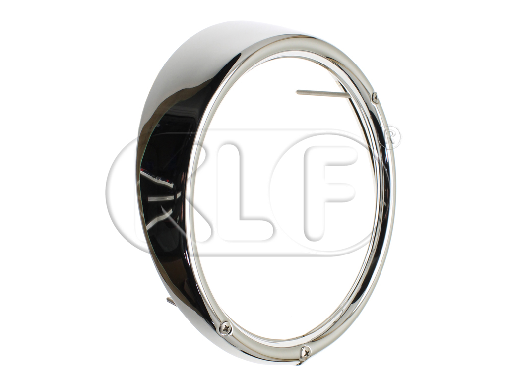 Headlight Ring, chrome, year 8/67-7/73 Headlight Ring, chrome, year 8/67-7/73