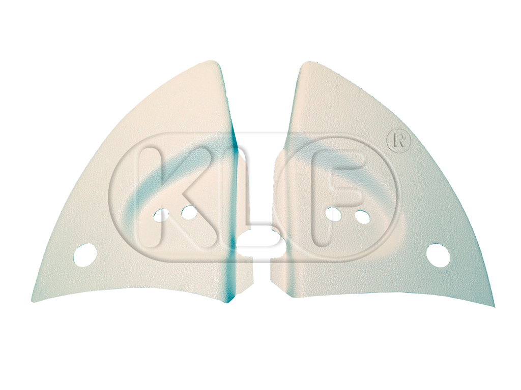 Blende für Scharnier hinten, weiß, extra stabil, Paar, ab Bj. 08/67