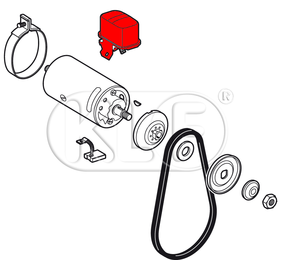 Regler für Lichtmaschine 6 Volt / 50AH (Gleichstrom) 