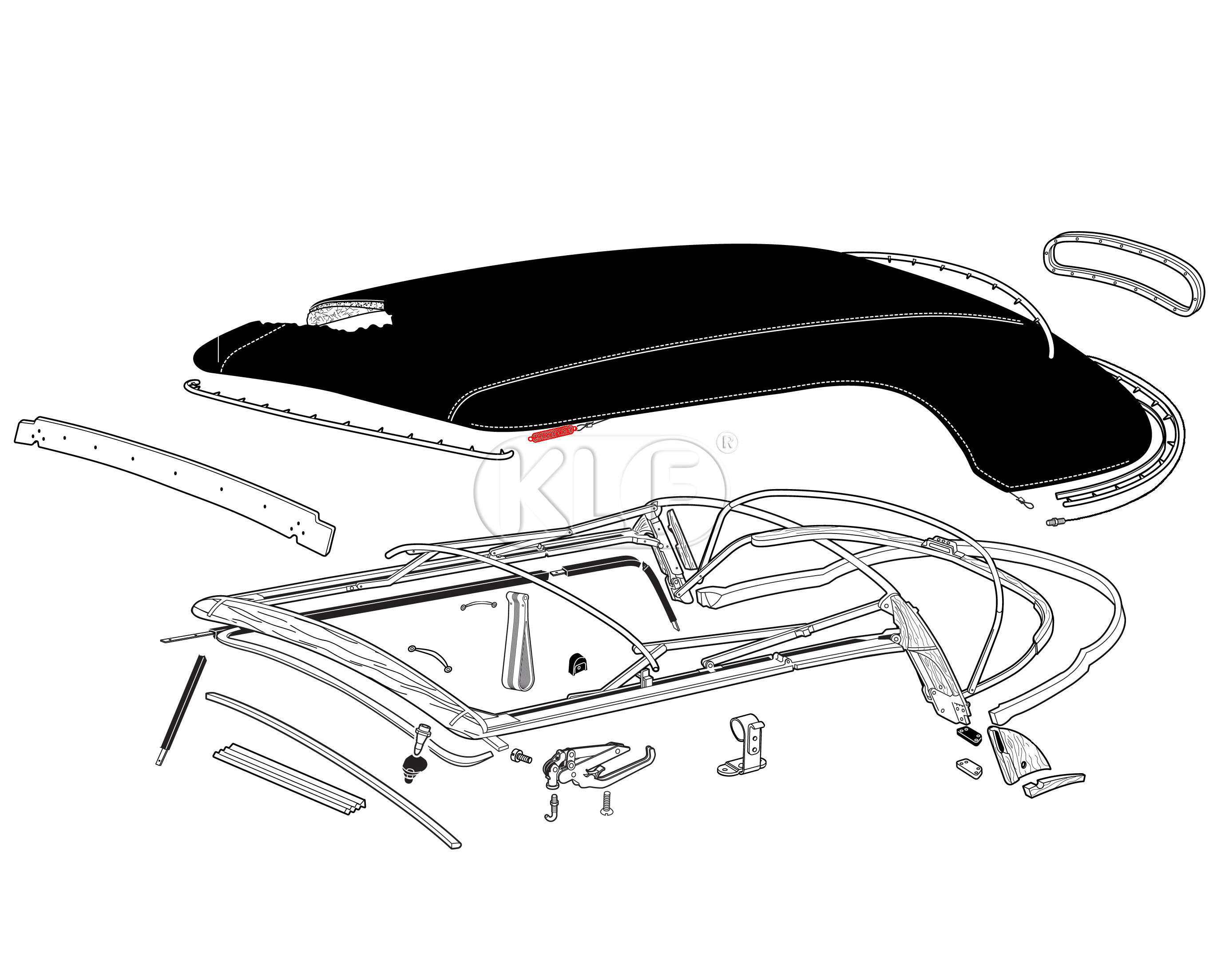 Side Tension Cable Spring