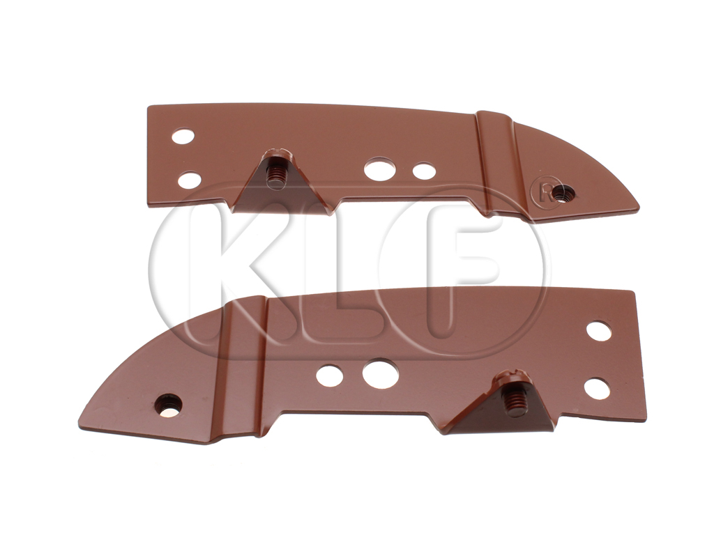 Header Bow Mounting plates, pair, year 8/67-7/72