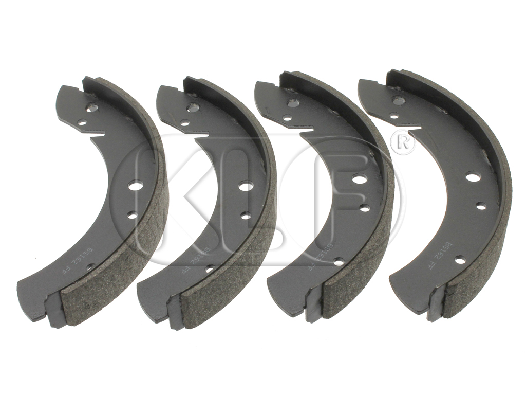 Brake Shoe Set, front or rear, year 54-10/57 (30mm), set of 4