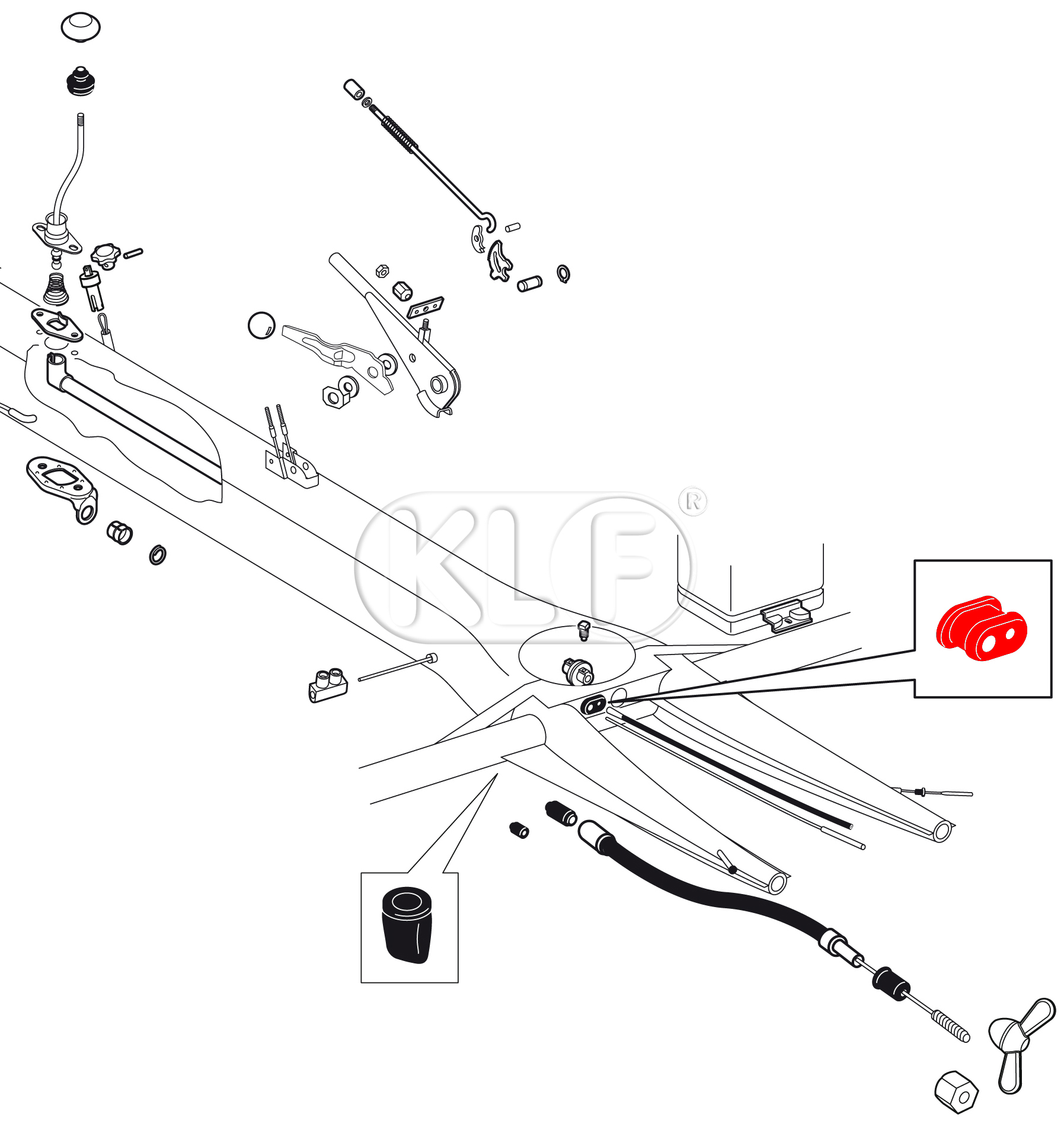 Rubber Boot, cabels exit pan, vear 8/57-12/70