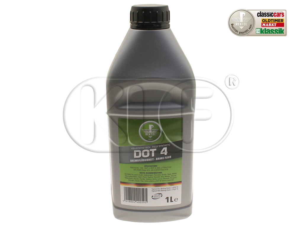 Rektol brake fluid, DOT4, 1 liter