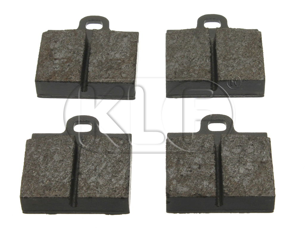 Bremsbeläge für Bremssattel, (eckig 1-Auge), Satz (4 Stück) Bremsbeläge für Bremssattel, (eckig 1-Auge), Satz (4 Stück)