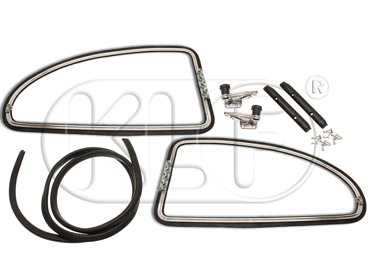 Hinged window, rear, clear, up to year 07/64 Hinged window, rear, clear, up to year 07/64