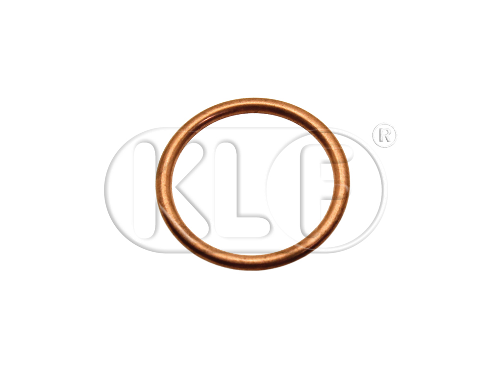Copper Seal crush for manifold, 28 x 34 x  2,5 mm, 25 kW (34 PS), year 01/63 on