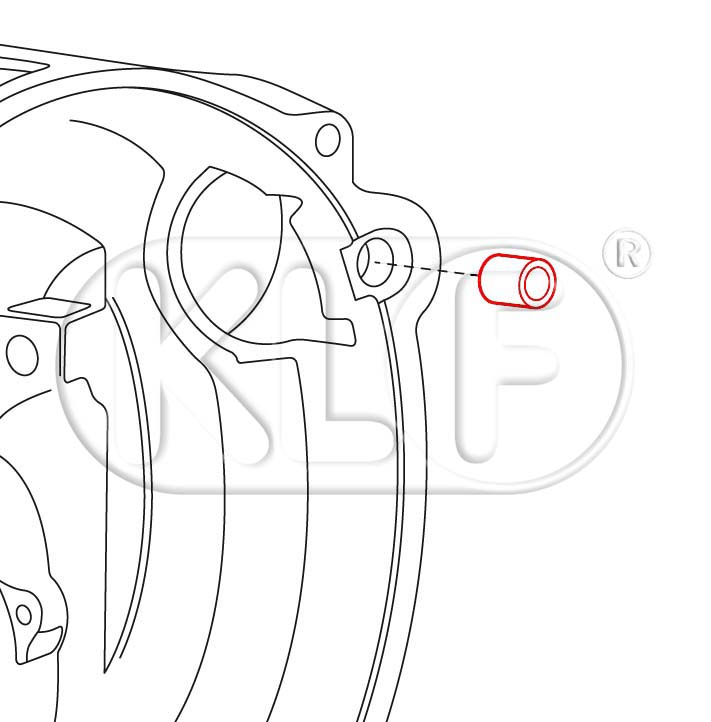 Bushing for Starter Motor, year thru 7/66