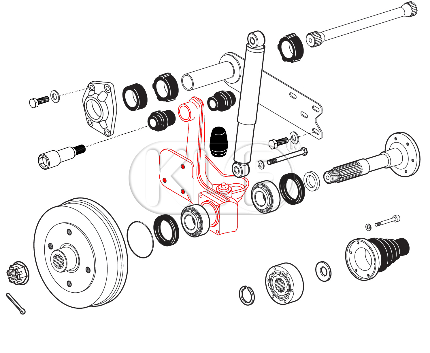 IRS Arm left, year 01/71 on rebuild