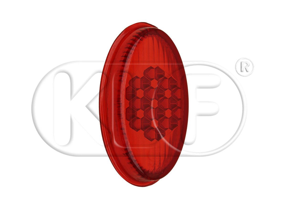 Tail Light Lens, plastic, year 10/55 - 04/61